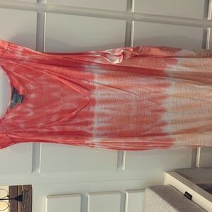 Natural reflections tanks in peach and teal ombre